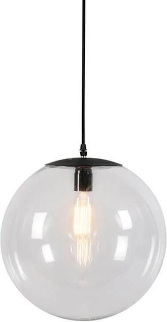 QAZQA Moderne Hängelampe Transparent Kugelförmig mit E27 Fassung, Durchmesser: 35 cm - Bild 1