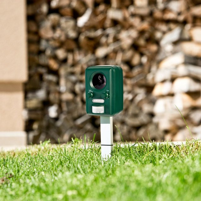 WINDHAGER Tiervertreiber für den Garten in Grün und Grau aus Kunststoff und Aluminium - Bild 3