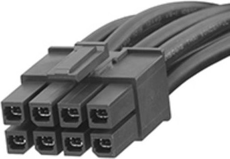 Molex Stiftgehäuse-Kabel 8-polig in Schwarz 451360803 - Bild 1