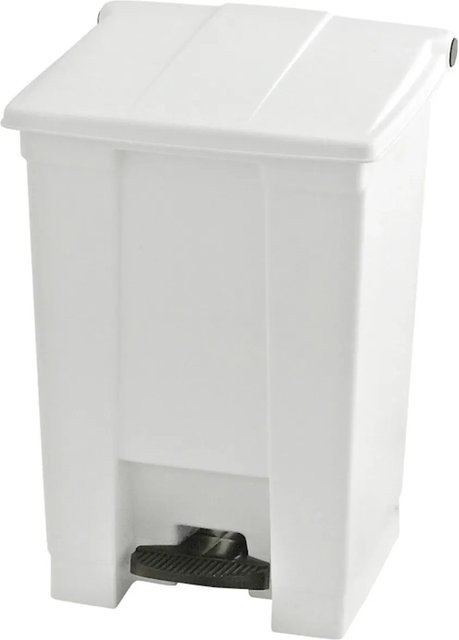 Rubbermaid PROREGAL Pedaleimer aus Polyethylen in Weiß, Volumen: 45,4 Liter, H x B x T: 60 x 40 x 41,3 cm - Bild 1