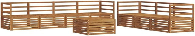 vidaXL Outdoor-Sofagarnitur 8-teilig aus Akazienholz in Braun - Bild 1