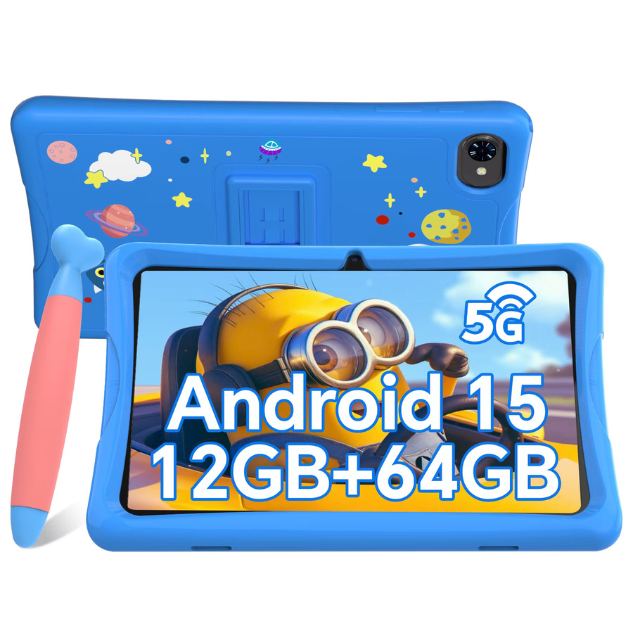 KINGRID K10 Kinder-Tablet mit 10 Zoll Display, Android 15, 4GB RAM, 64GB ROM, 5G WLAN und 5000mAh Akku - Bild 4