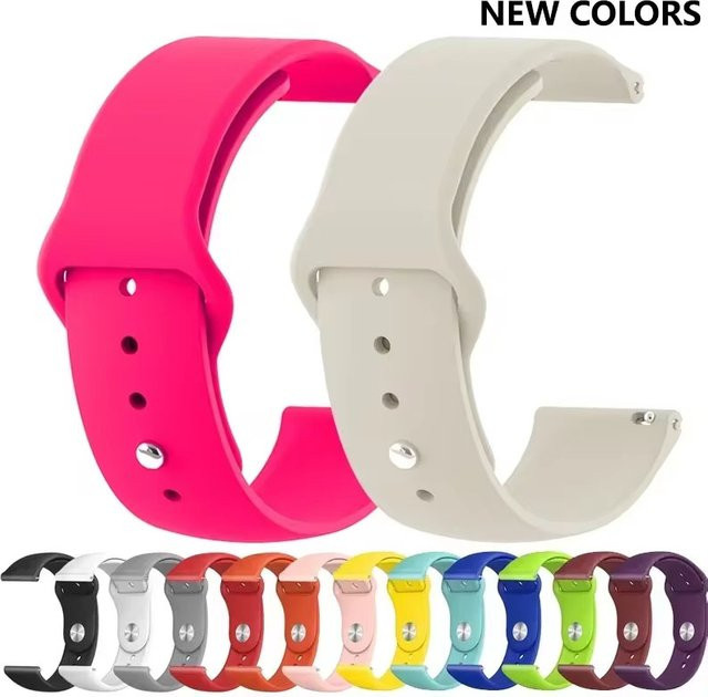 NEY Uhrenarmband Silikon, Unisex, 20 mm/22 mm - Bild 1