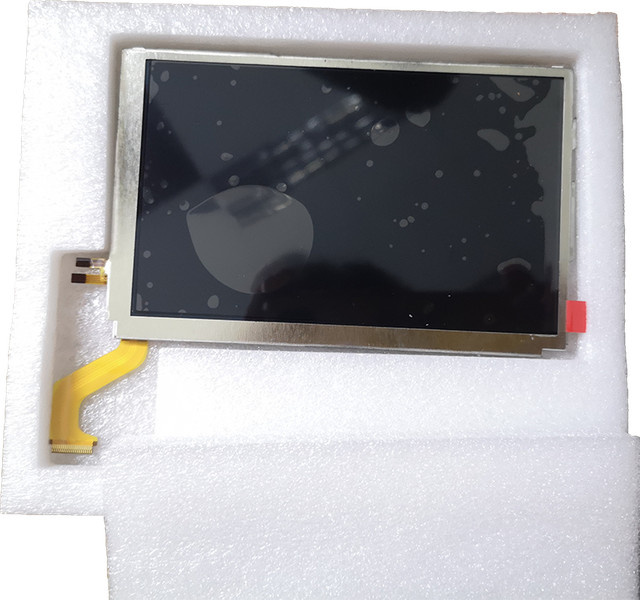 Nintendo Ersatzteil Set für 3DSXL und 3DSLL: Oberes LCD-Display mit Lautstärke- und Kamera-Flexkabel in Schwarz - Bild 1