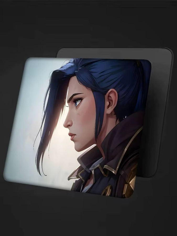 Moetch Anime Mousepad Caitlyn Kiramman Mehrfarbig Rutschfestes Deskpad für Tastatur und Laptop - Bild 6