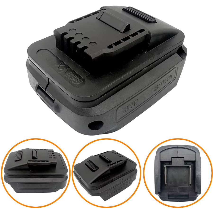 dawupine Elektrowerkzeug-Adapter-Konverter für Makita 18 V Li-Ionen-Akku BL1830 zu Worx 20 V Elektrowerkzeug WU279 WX550 mit 4-poligem Anschluss - Bild 2