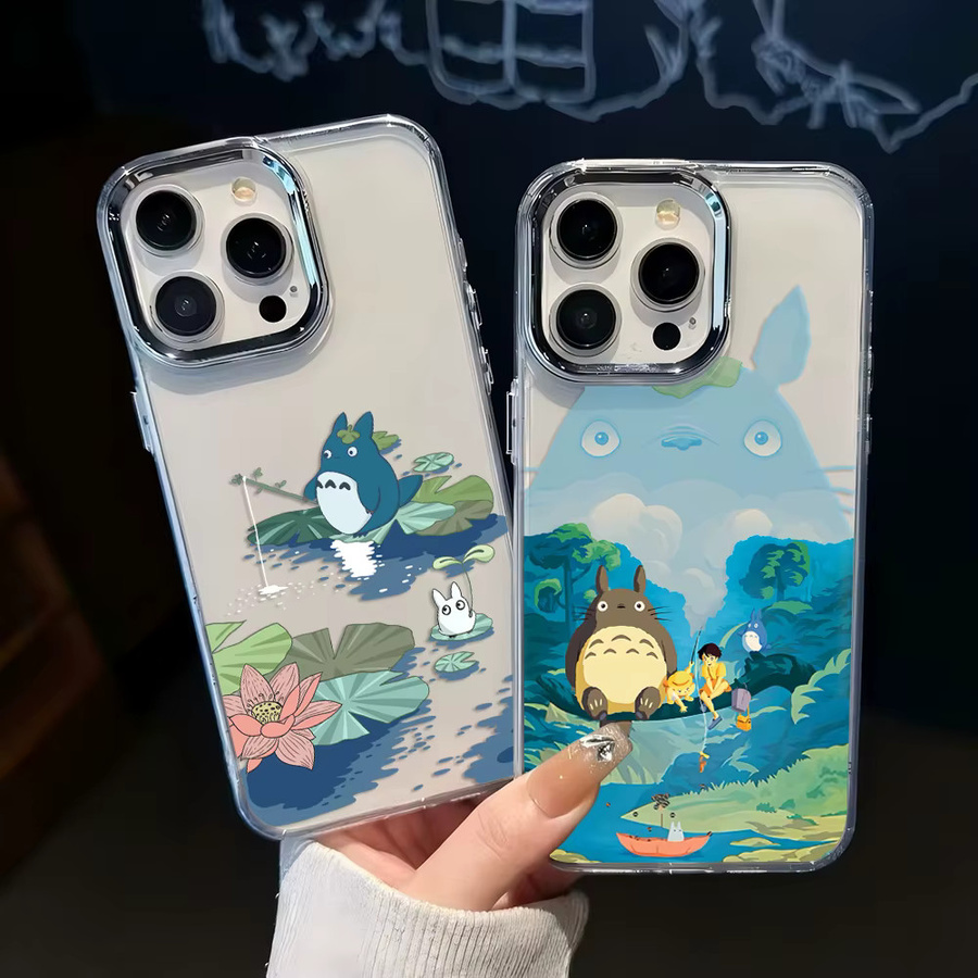 Niedliche Totoro Handyhülle für Xiaomi Mi 15 14T 14 12T 11T 11 Lite Poco M7 X7 X6 F5 F6 X5 X4 GT Pro 4G 5G in Multicolour - Bild 2