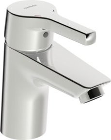 Hansa Waschtisch-Einhebelmischer HANSAPALENO in Chrom mit 103 mm Ausladung - Bild 1
