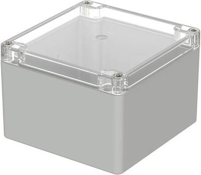 Bopla EUROMAS M 227G Industrie-Gehäuse aus Polycarbonat in Lichtgrau RAL 7035, B/T/H: 122 x 120 x 85 mm - Bild 1