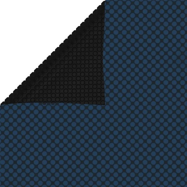 furnicato Solarplane für den Pool aus PE, Schwarz und Blau, B/T: 975 x 488 cm - Bild 1