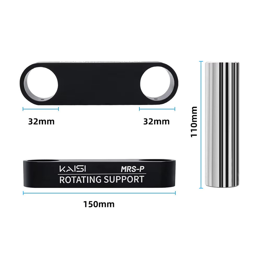 Kaisi MRS-P Mikroskop-Schwenkarm aus Aluminiumlegierung in Schwarz, verstellbarer Gelenkarm für Stereo-Trinokular-Mikroskopkameras - Bild 4