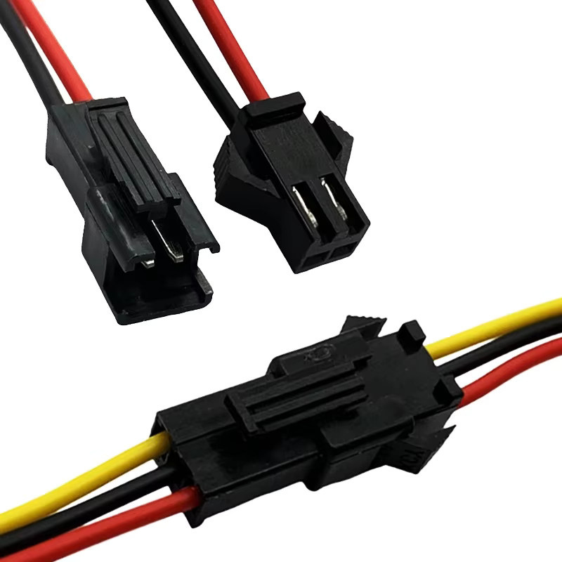 ELECAPITAL JST LED-Anschlussstecker Set, schwarz, 2-polig bis 6-polig, männlich und weiblich für 3528 5050 RGB RGBW RGBWW LED-Streifen - Bild 1