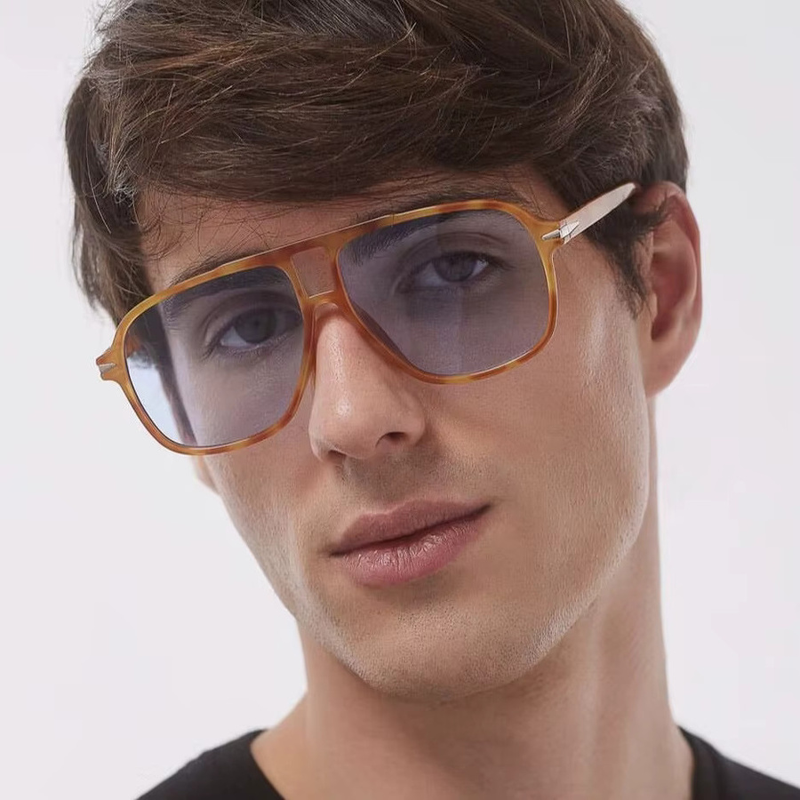 JNPCXI Sonnenbrille Pilot, Vollrand, Unisex, blau, Acetat - Bild 2