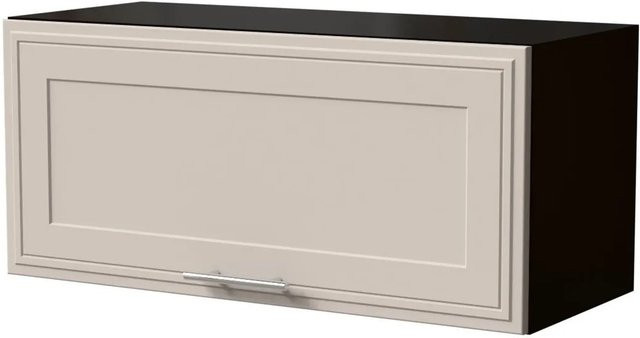 Feldmann-Wohnen Klapphängeschrank Salo W4B/80 in Schwarz und Kaschmir Matt mit Blum Aventos Klappenbeschlag, B/T/H: 80 x 36 x 32,5 cm - Bild 1