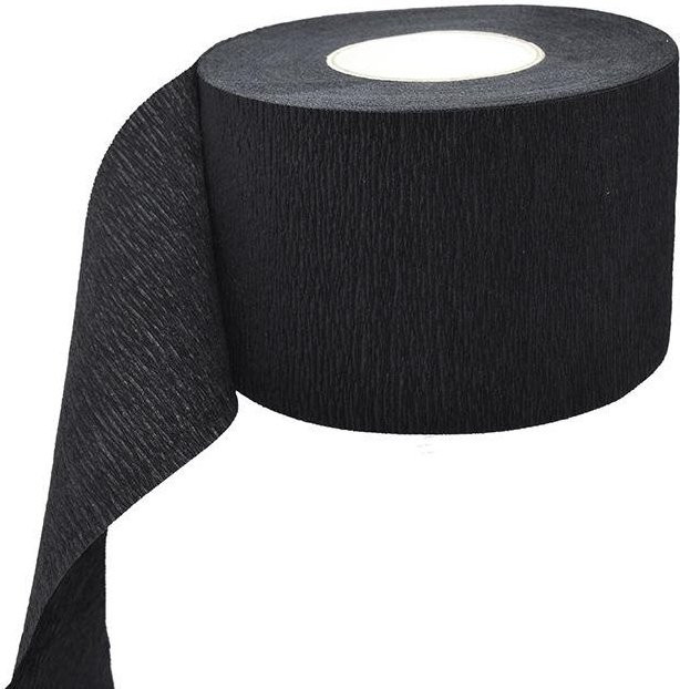 Einweg-Barbier-Nackenpapier, Schwarz - Bild 1
