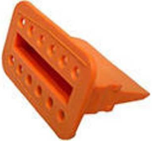 TE Connectivity W12S Rundstecker Sicherungskeil DT Serie, Farbe: Orange, 12 Polzahl - Bild 1