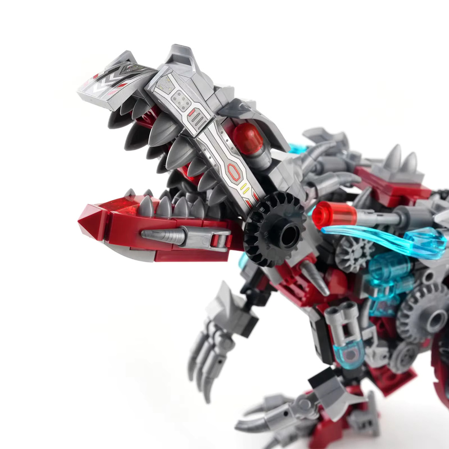 wishiot Dinosaurier Mecha Gebäude Set, 422 Teile, Bausteine - Bild 4