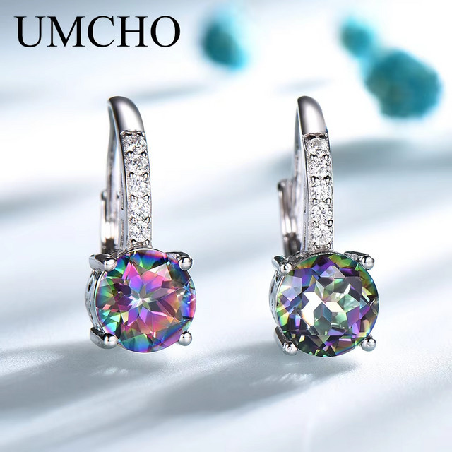 Umcho Clip-Ohrringe, 925 Silber, Bunt, Damen - Bild 1