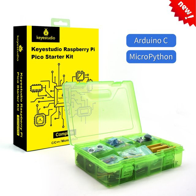 Keyes Studio Raspberry Pi Pico Starter Kit mit 33 Projekten zur Unterstützung von MicroPython und Arduino - Bild 1