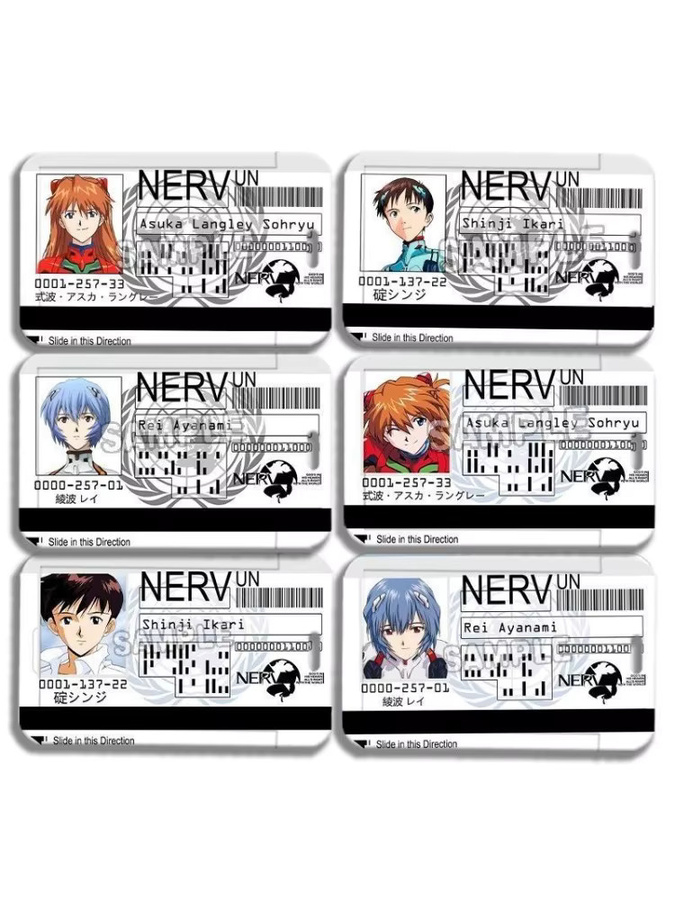 Bandai EVA Evangelion Charakterkartenhülle, Tragbarer Plastikkartenhalter - Bild 4