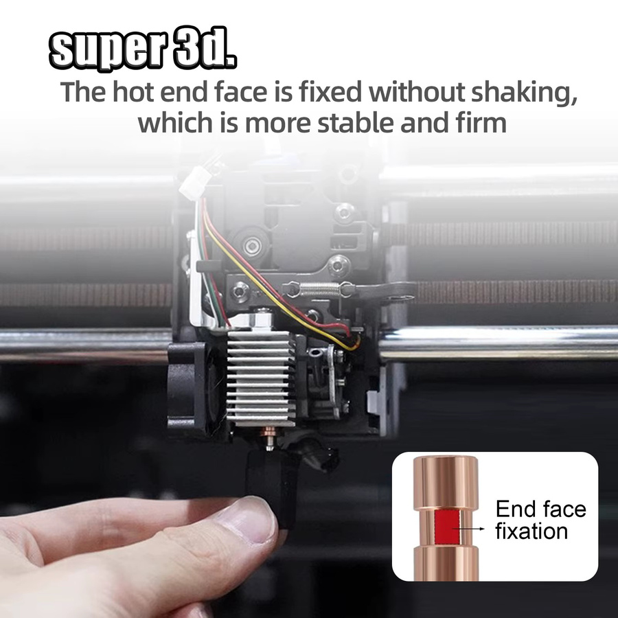 Anycubic Kobra S1 Hotend Keramik-Upgrade für Kobra S1 Combo Print Heat S1C 3D-Drucker mit 320 °C und schnellem Heizen - Bild 3