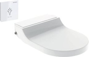 Geberit AquaClean Tuma Classic D-Form WC-Aufsatz mit Soft-Close in Weiß - Bild 1