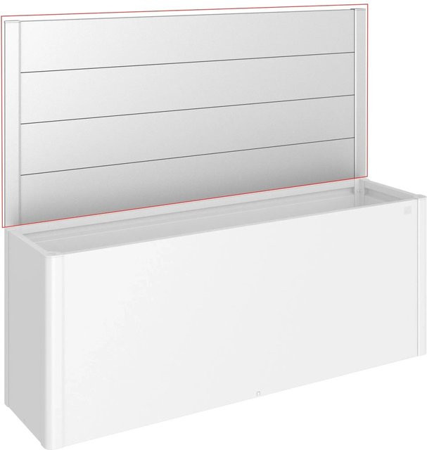 Biohort Sichtschutz für Hochbeet in Silber-Metallic ohne Acrylglas - Bild 1