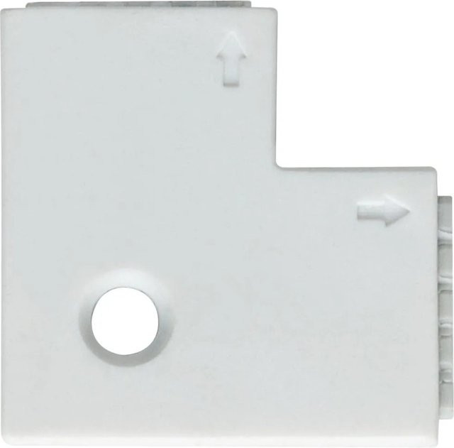 Paulmann MaxLED 90° Eckverbinder für LED-Streifen aus Kunststoff, Weiß, 4er-Pack, B/T/H: 2,5 x 2,5 x 0,45 cm - Bild 1