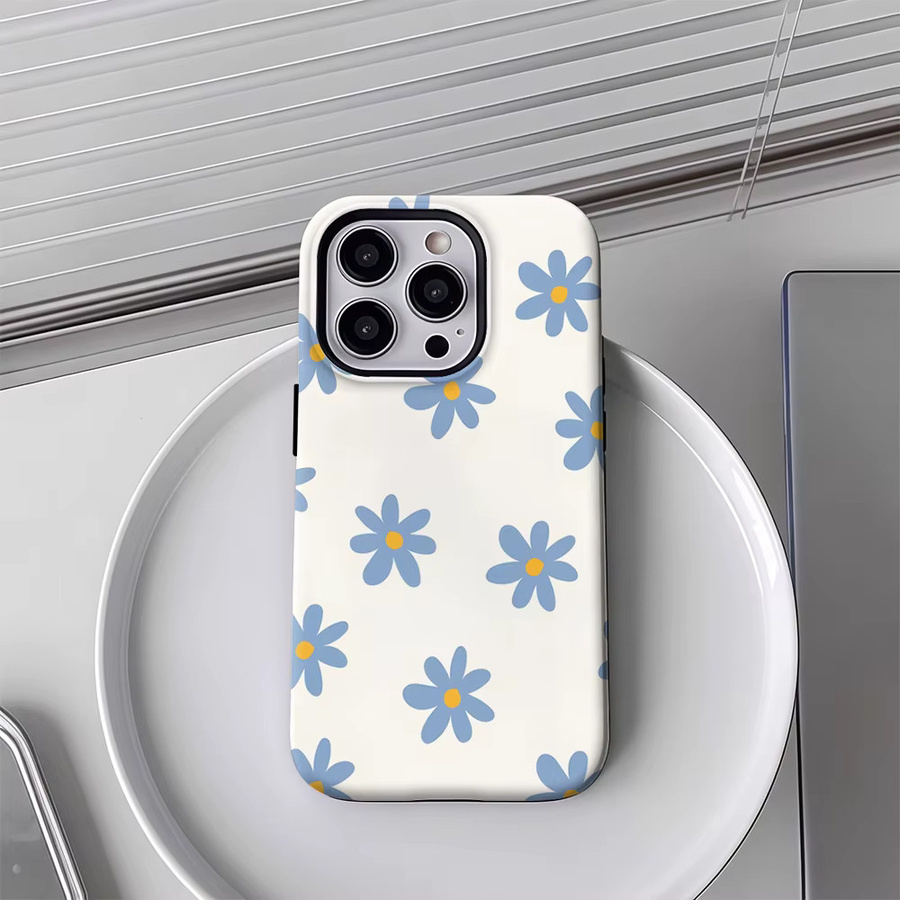 Sky Daisy Robuste Handyhülle für iPhone 17 16 15 14 13 Pro Max Plus mit Magnetfunktion und Einzel- oder Doppelschicht-Schutz - Bild 3