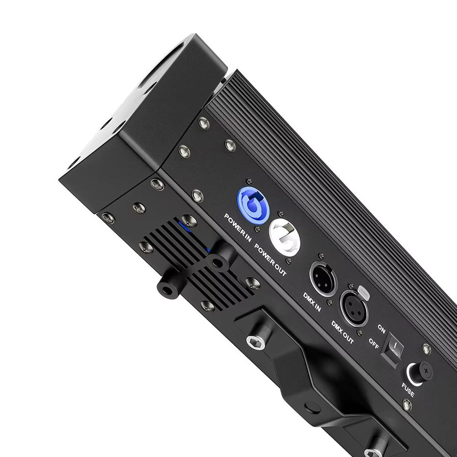 SHEHDS LED Moving Head RGBW Bühnenlicht mit 8x12W für DJ, Disco und Party via DMX512 - Bild 2