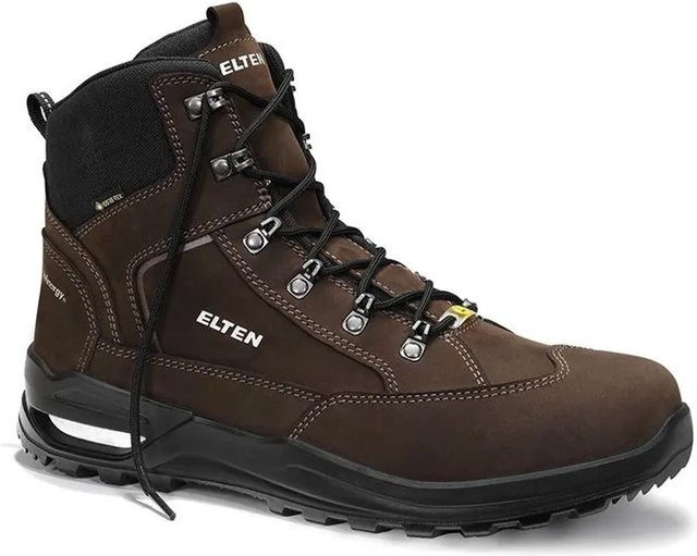 Elten Berufsstiefel Ronan XXF GTX aus Nubukleder in Braun mit Gore-Tex, Mid ESD O2 WR, Größe 41 - Bild 1