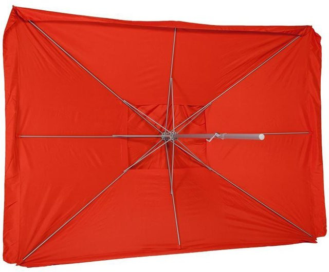 Merxx Marktschirm aus Aluminium und Polyester in Terracotta, B/T: 300 x 400 cm - Bild 1