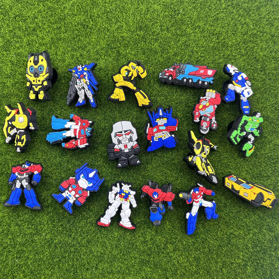 Cartoon Schuh Charms, 18 Teile/Satz, PVC, Kinder - Bild 3