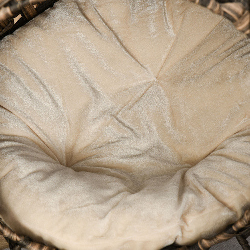 PawHut Katzenhöhle aus Polyrattan in Braun mit Durchmesser: 52 cm und Höhe: 58 cm - Bild 5