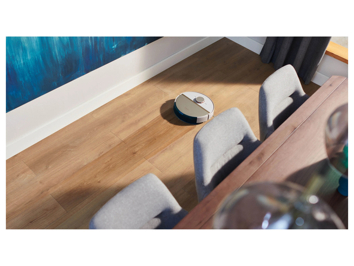 Philips Saug- und Wischroboter XU7100/02 in Weiß mit Gold-Akzenten inklusive App-Steuerung und Self-Cleaning-Dock - Bild 2