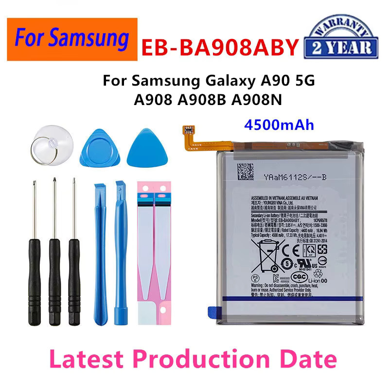 Samsung Akku für Galaxy A25 A32 A90 5G A20e A10e A5 2017 A80 A31 2020 A51 4G A40 2019 A33 A53 5G - Bild 2