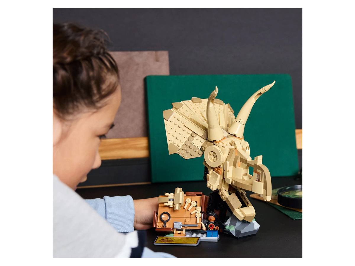 LEGO Jurassic World Dinosaurier-Fossilien Triceratops-Schädel - Bild 3
