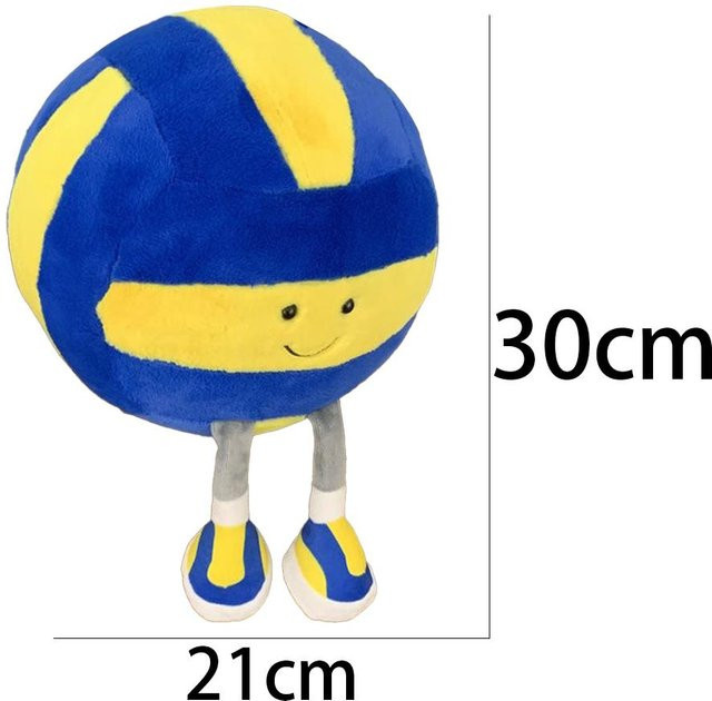 Yiran Health & Beauty Volleyball Plüschpuppe, Plüschtier, 30cm, ab 14 Jahren - Bild 1