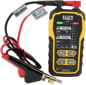 Klein Tools Digitaler Tongenerator zur Kabelverfolgung mit RJ45 und ABN Klemmen in Gelb - Bild 1