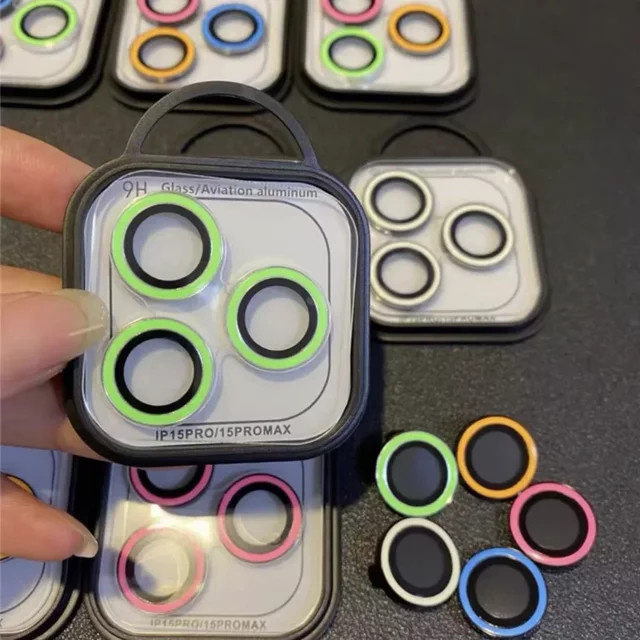 Kameraobjektivschutz aus gehärtetem Glas für Apple iPhone 16 17 Pro Max 14 15 Plus, mehrfarbig, 2-3 Stück - Bild 1