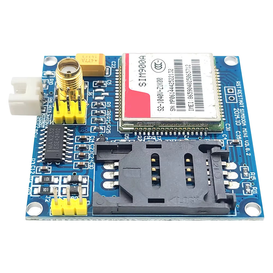 SIM900 SIM900A GSM GPRS Development Board Modul für drahtlose Datenübertragung mit Antenne in Blau - Bild 2