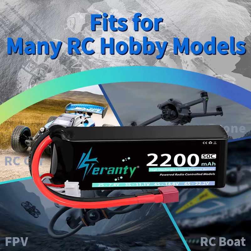 TERANTY 3S 2200mAh Lipo Batterie, 11,1V 50C/100C, mit XT60 Stecker - Bild 2