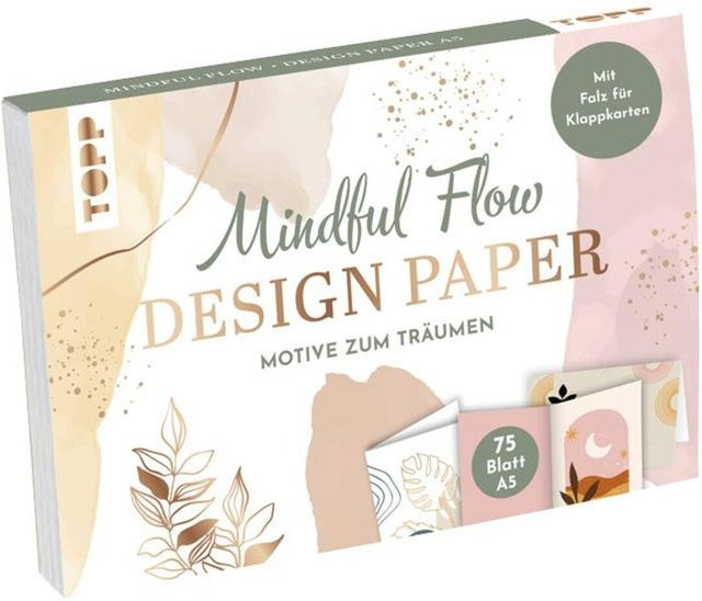 Design Paper Mindful Flow von frechverlag GmbH, A5, Multicolour, Blanko - Bild 1