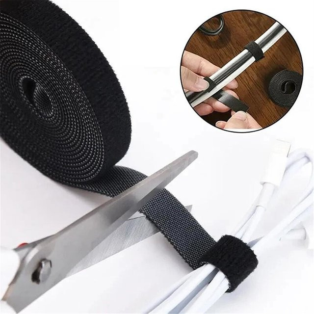 Mrgabwte Kabel Organizer in Schwarz für USB-C, Telefon, Maus und Kopfhörer zum Schutz deiner Kabel - Bild 1