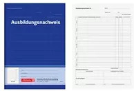 BRUNNEN Berichtsheft Ausbildungsnachweis täglich A4 blau liniertes Papier - Bild 1