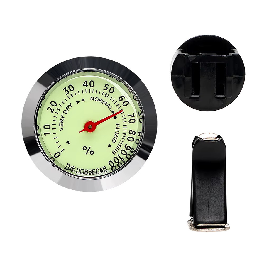 Auto Thermometer und Hygrometer in Silber als Innenraum-Zubehör und Dekoration für dein Fahrzeug - Bild 3