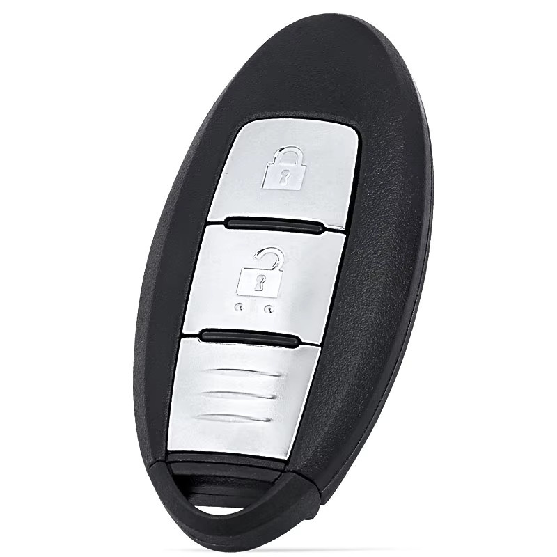 KEYECU Smart Remote Key Fob mit ID46 Chip für Nissan Micra Juke Sentra Patrol Note Navara Tiida, 433,92 MHz, Schwarz - Bild 2