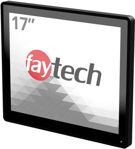Faytech FT17BX6413ECAPOB Touchscreen-Monitor 17 Zoll Full HD 1920 x 1080 Pixel Schwarz mit HDMI und DisplayPort - Bild 1
