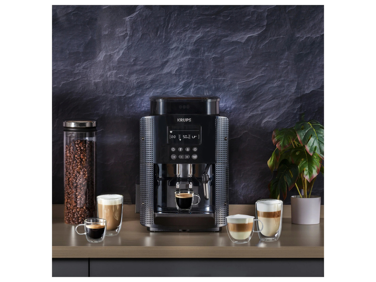 KRUPS Kaffeevollautomat EA81P0 in Schwarz mit integriertem Mahlwerk - Bild 2