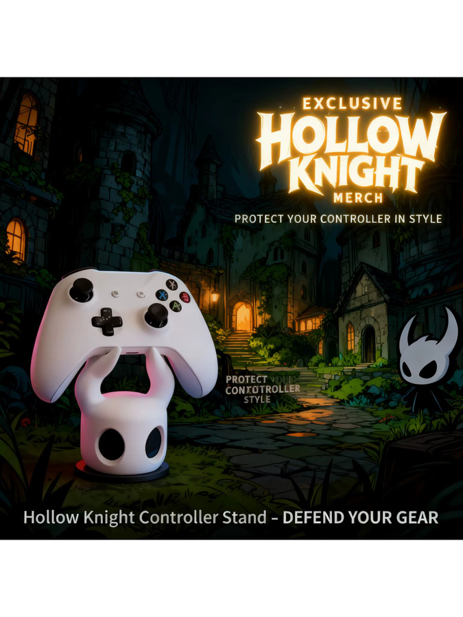 Universeller Spielcontroller-Ständer im Hollow Knight Design für PS4, PS5 und Nintendo Switch als Gaming-Zubehör für deinen Desktop - Bild 7